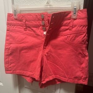 High waisted shorts